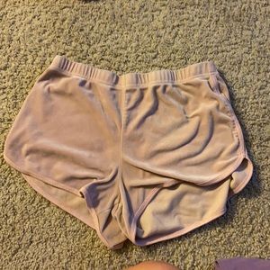 Velour shorts- Hollister